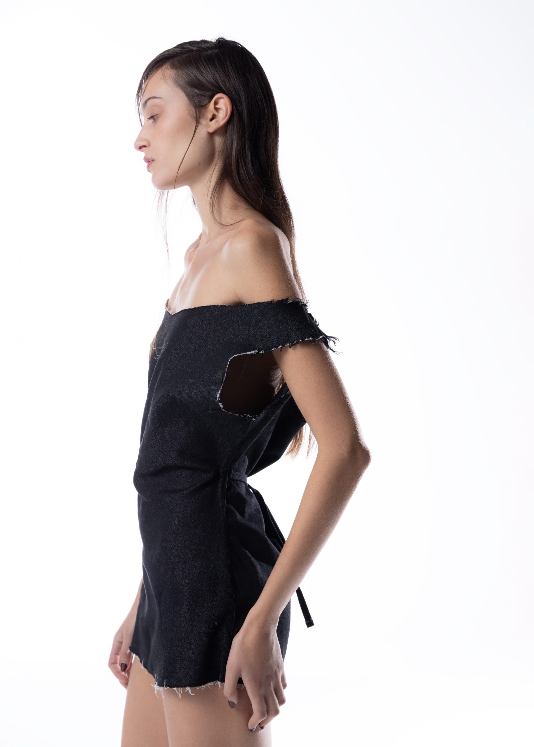 Abyss Denim Mini-Dress