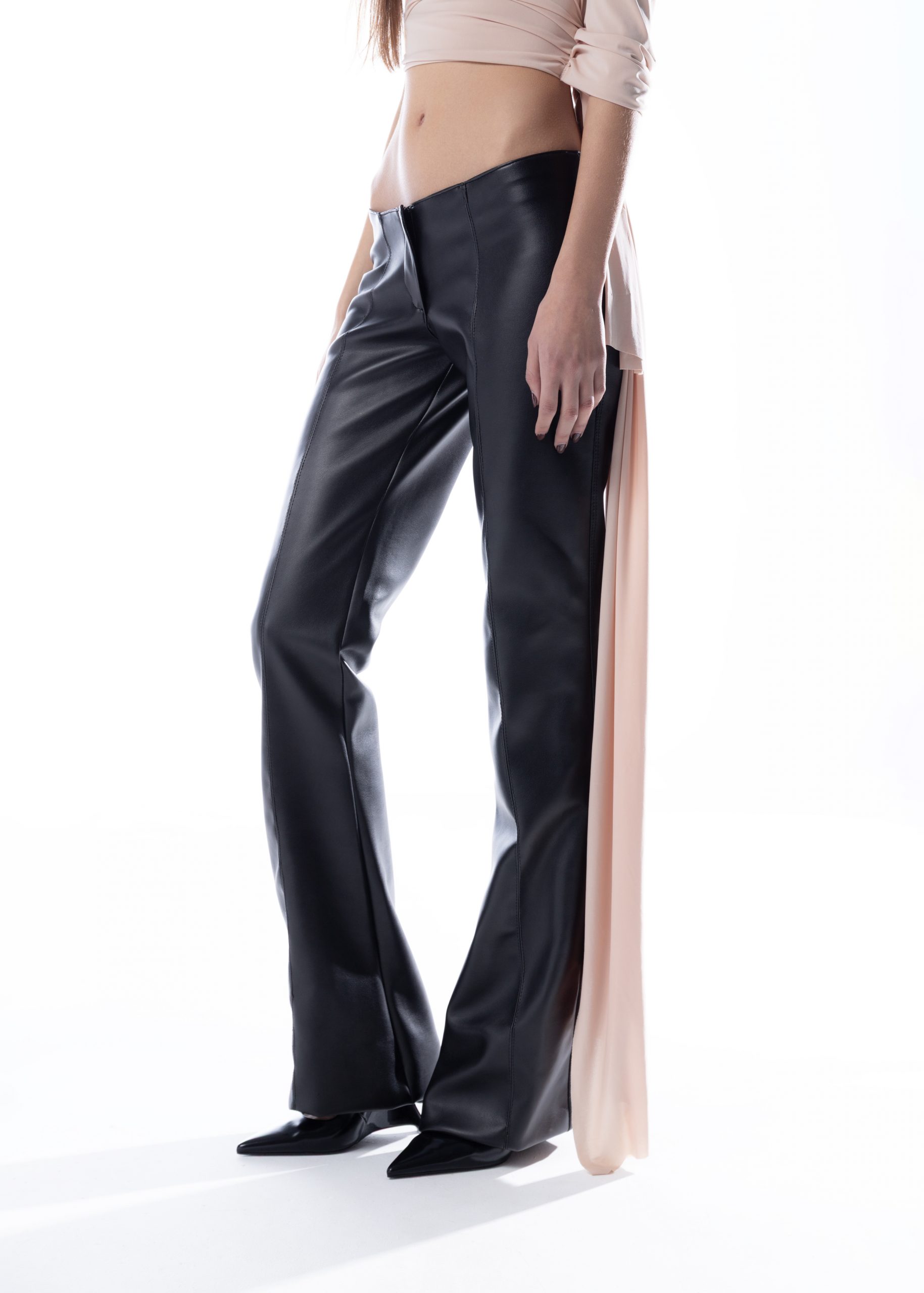 Bumster Faux Leather Pants